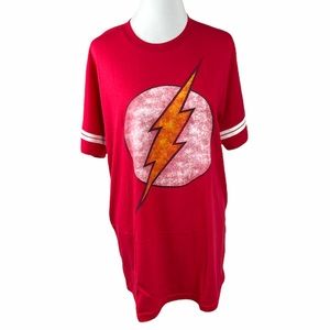 DC Comics The Flash T-Shirt, Red, Small
